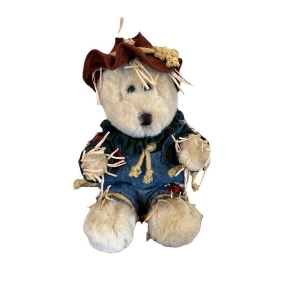 Starbucks Bearista Plush Bear Scarecrow 16th Edition Vintage - Picture 1 of 6